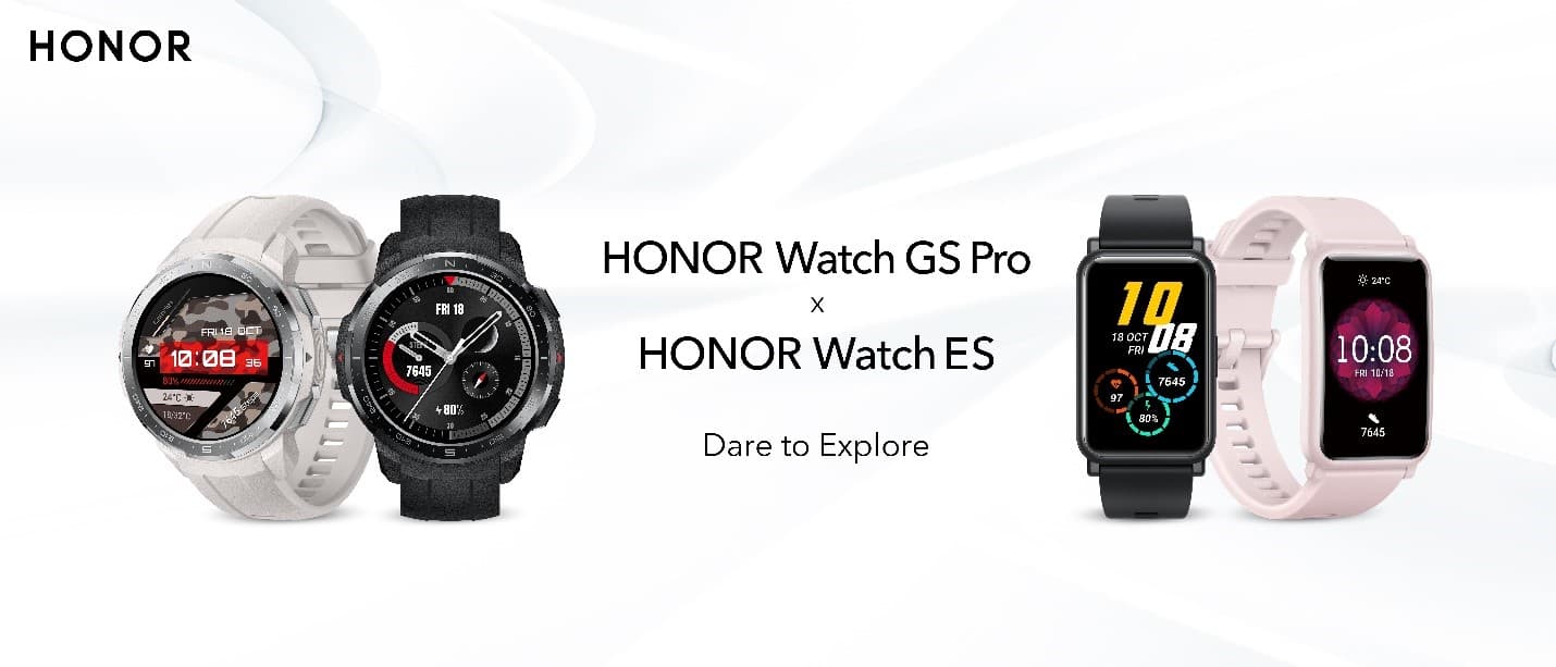 HONOR WATCH ES AND GS PRO