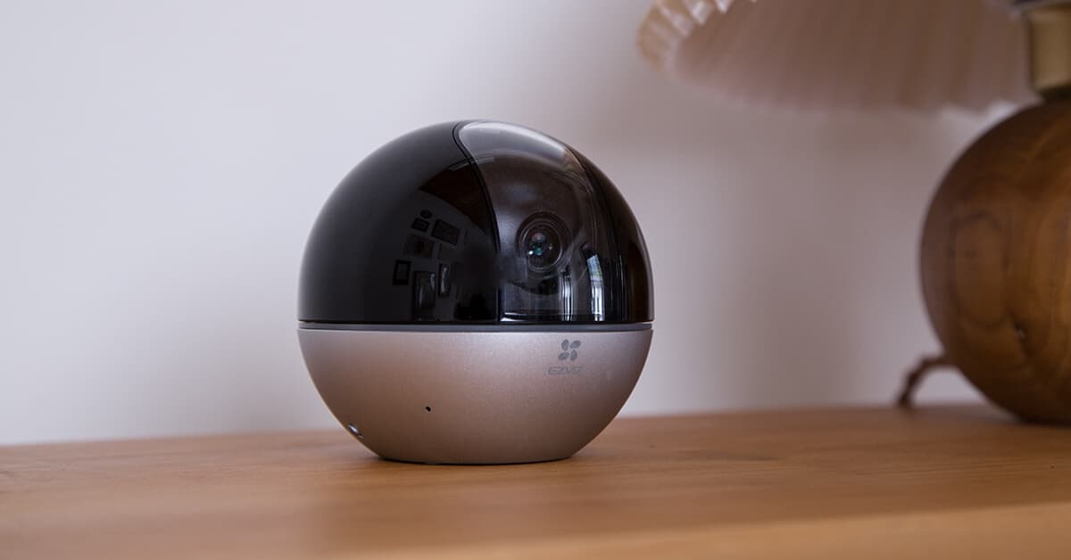 EZVIZ C6W pan and tilt indoor camera.