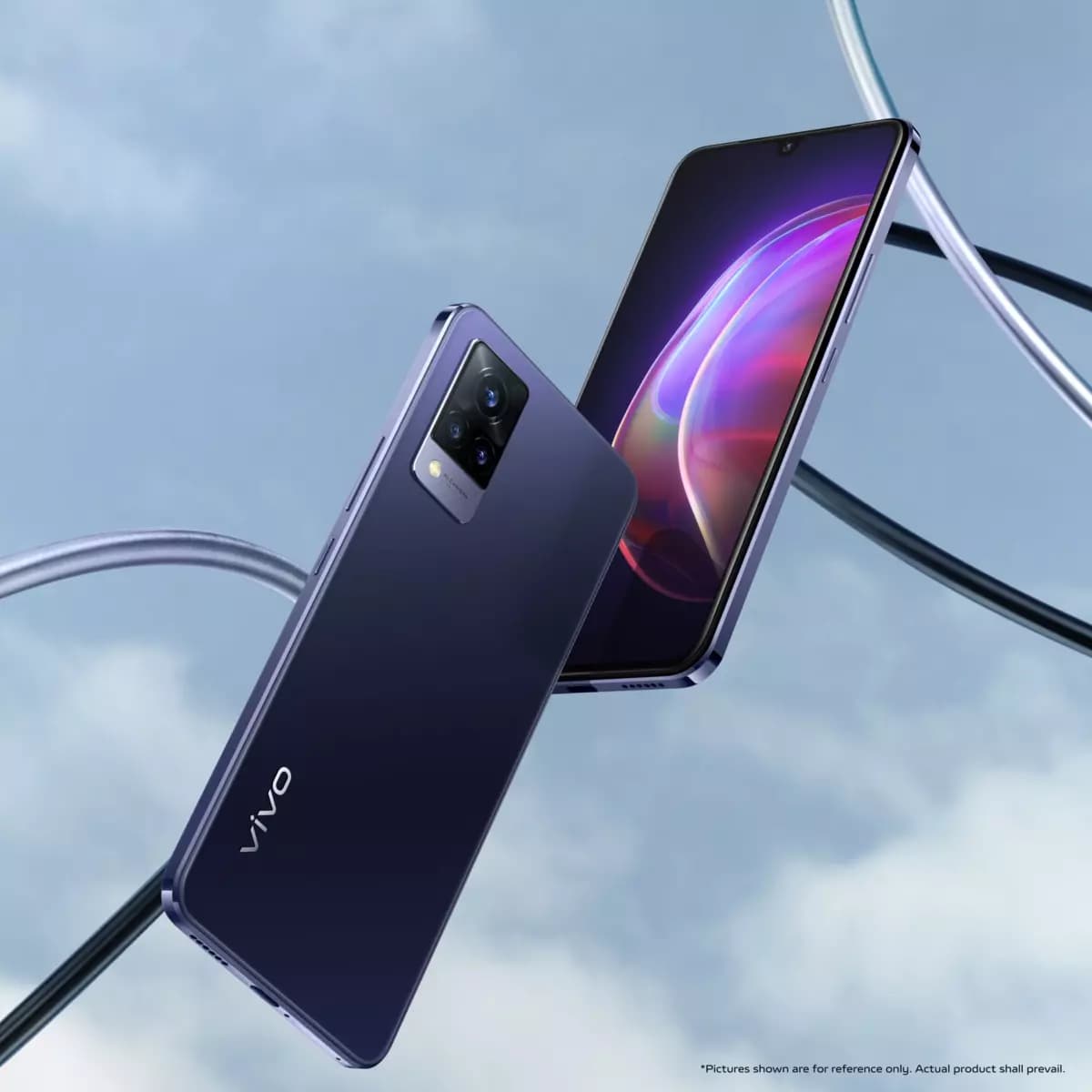 vivo V21 Dusk Blue