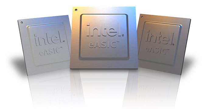 Intel introduces the Intel eASIC N5X, the first all-new structured ASIC to accelerate 5G, cloud, artificial intelligence and edge workloads. The Intel eASIC N5X was announced in November 2020 at the Intel FPGA Technology Day. (Credit: Intel Corporation)
