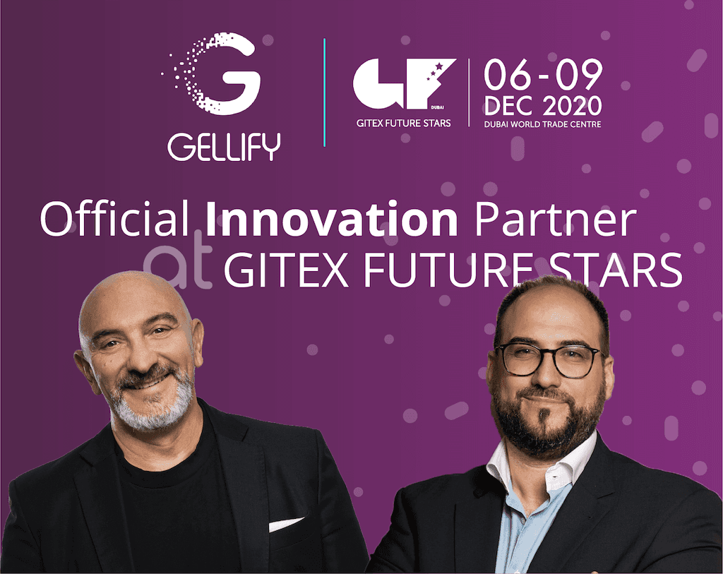 Massimo Cannizzo and Michele Giordani of GELLIFY_Official Innovation Partner at GITEX Future Stars