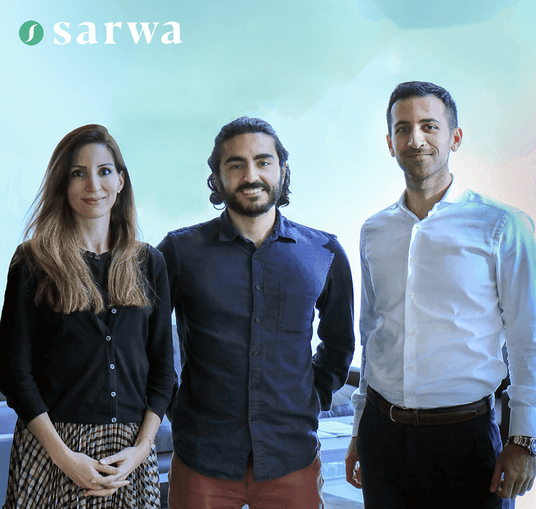 Sarwa Founding Team_Nadine Mezher CMO_Jad Sayegh CTO_Mark Chahwan CEO