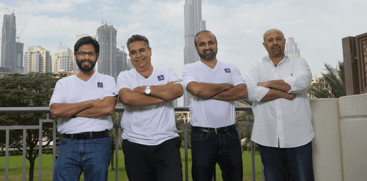 Left To Right Bilal Karimbath, CTO, Pishu Ganglani, Cofounder & COO, Sandeep Shetty, Cofounder & CEO, Ricky Husaini, cofounder & CIO Banner