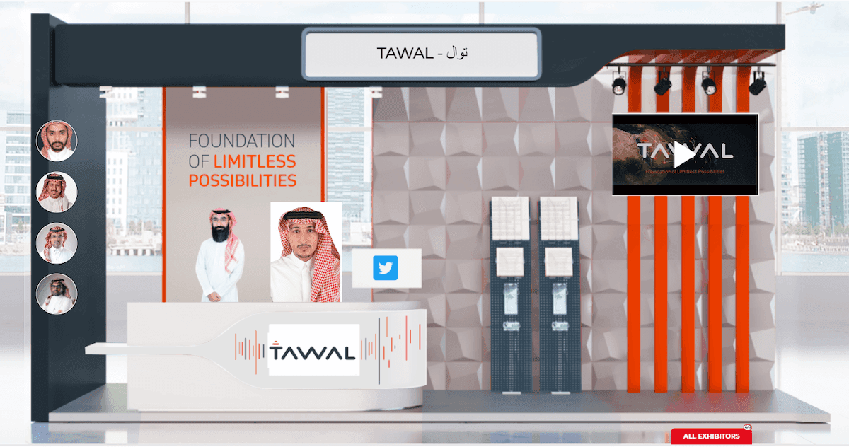 TAWAL Virtual Booth in the Future Projects Forum 2021 - ---- -- -- ---- تراضي في منتدى ------ يع المستقبلية 2021