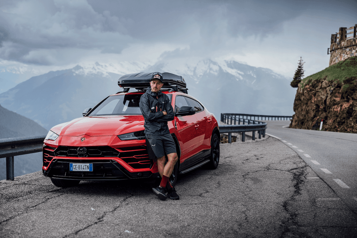 Image 2_ Aaron Durogati with Lamborghini Urus in the Alps