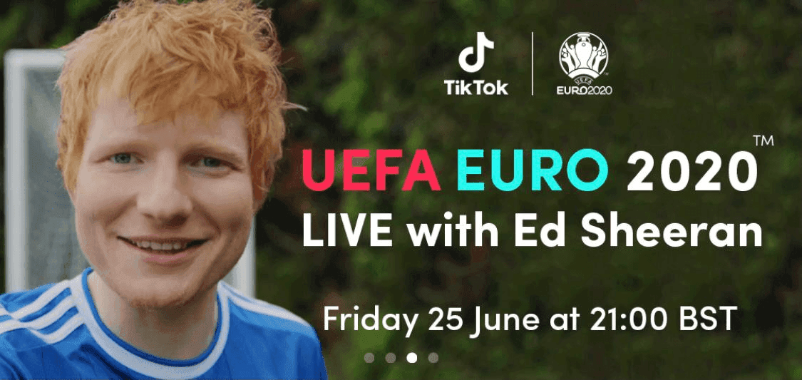TikTok x Ed Sheeran UEFA Concert