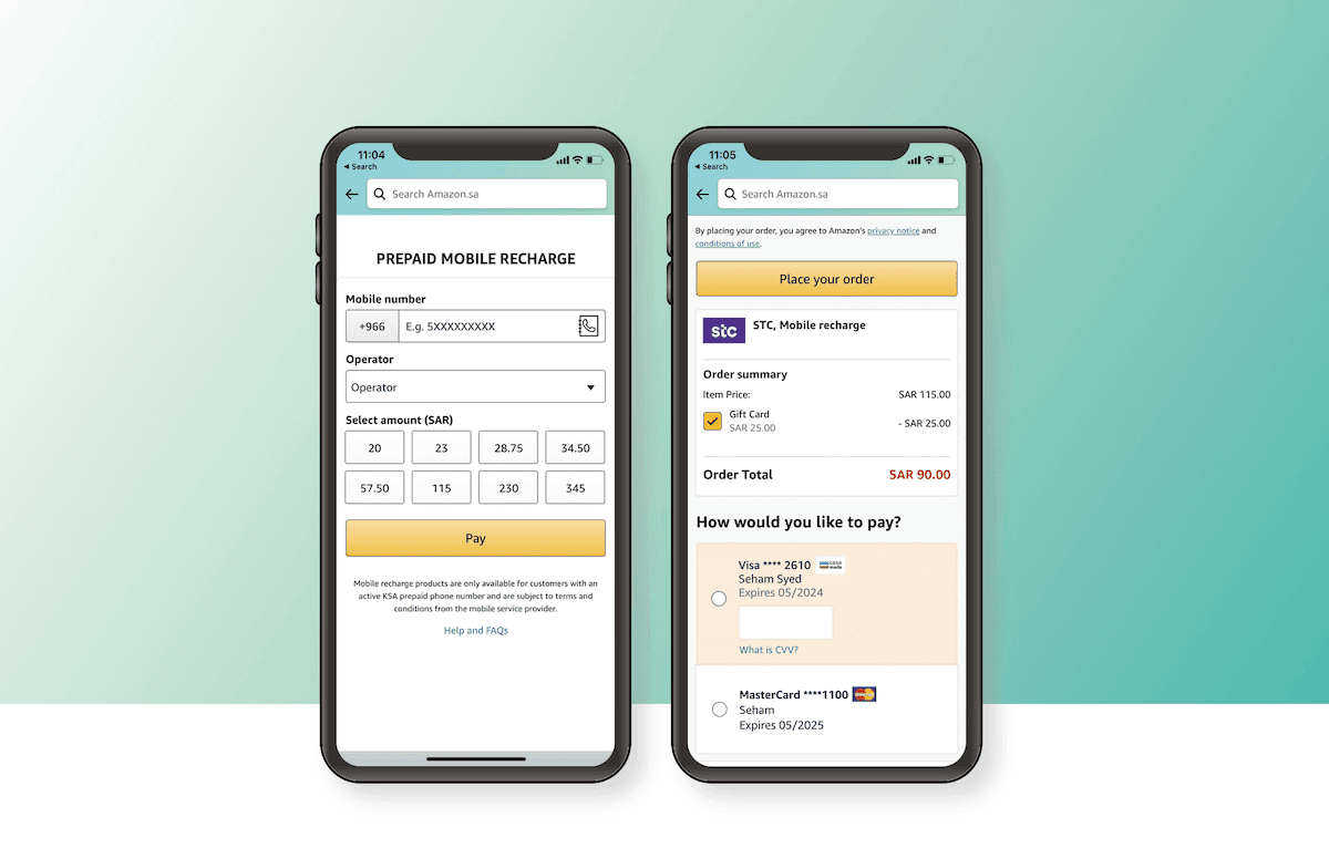 -STC- تتيح لعملائها في المملكة إمكانية شحن بطاقات -سوا- عبر أمازون السعودية