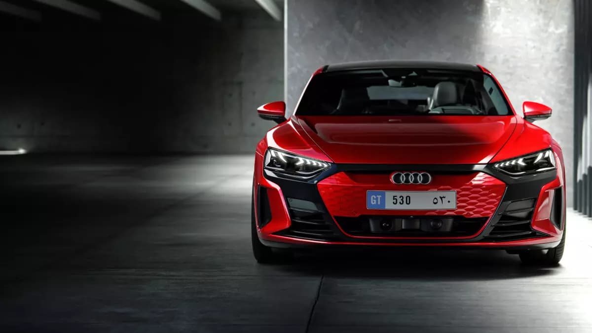 Audi Abu Dhabi RS etron GT TangoRed Front