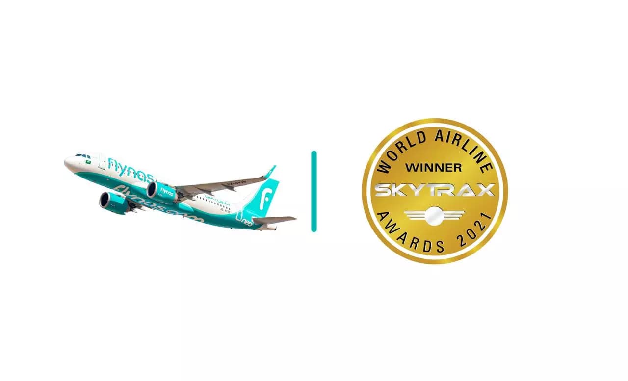 FLYNAS RECEIVES FIVE SKYTRAX WORLD AIRLINE AWARDS 2