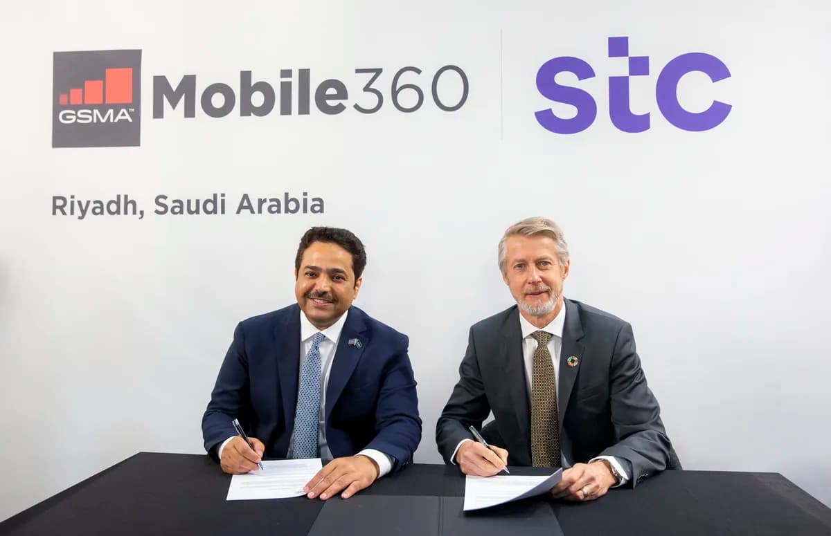المنظمة العالمية GSMA المتخصصة بتوحيد بيئة الاتصالات توقع اتفاقية مع stc، لاستضافة مؤتمر Mobile 360 في الرياض_ssict_1200_775