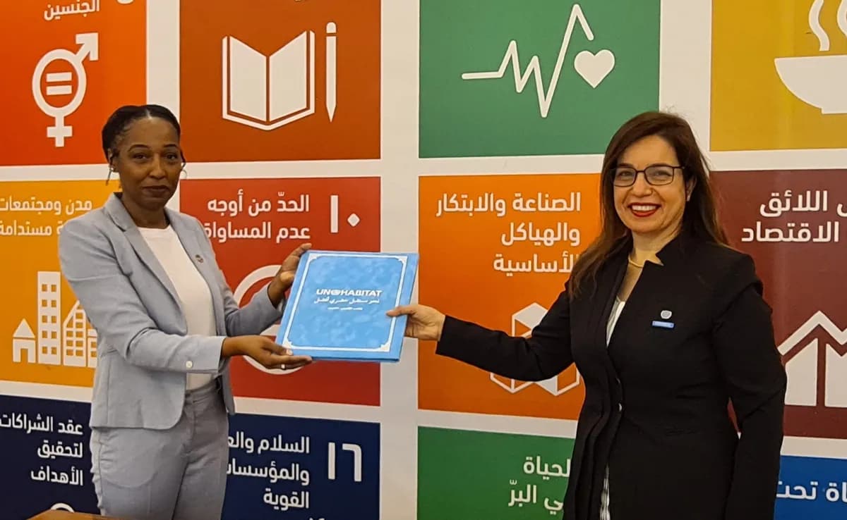 Seneca Cottom Head of Sustainability at Alshaya Group along with Dr Ameera AlHassan Head of Mission of UN-Habitat_ssict_1200_738