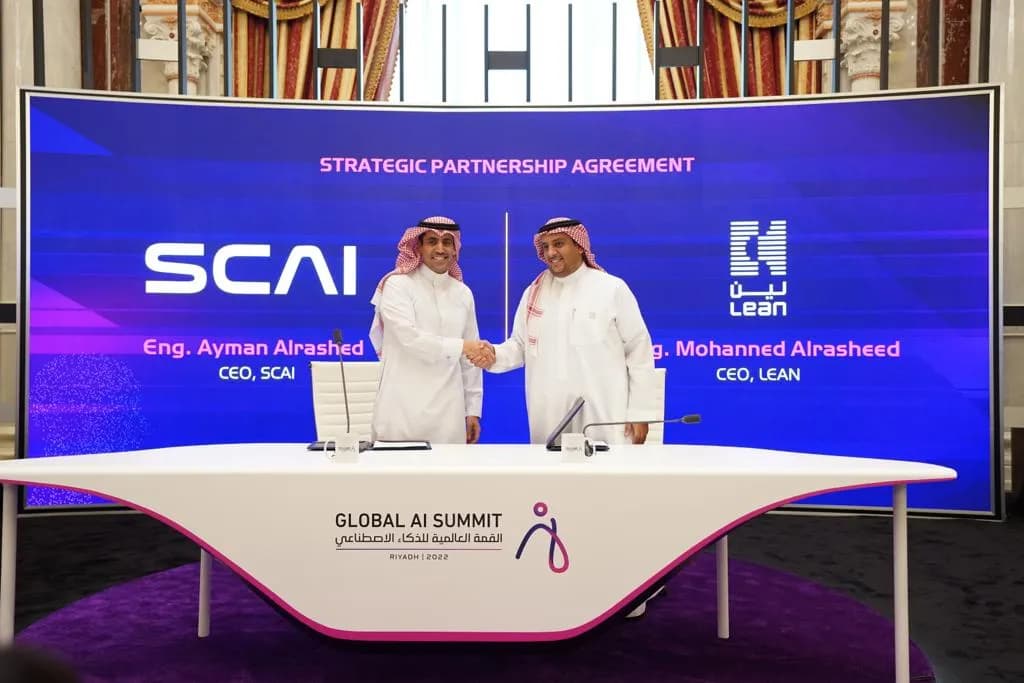 SCAI - Lean Partnership - Eng. Ayman AlRashed, CEO of SCAI & Eng. Mohanned AlRasheed, CEO of Lean (1)_ssict_1024_683