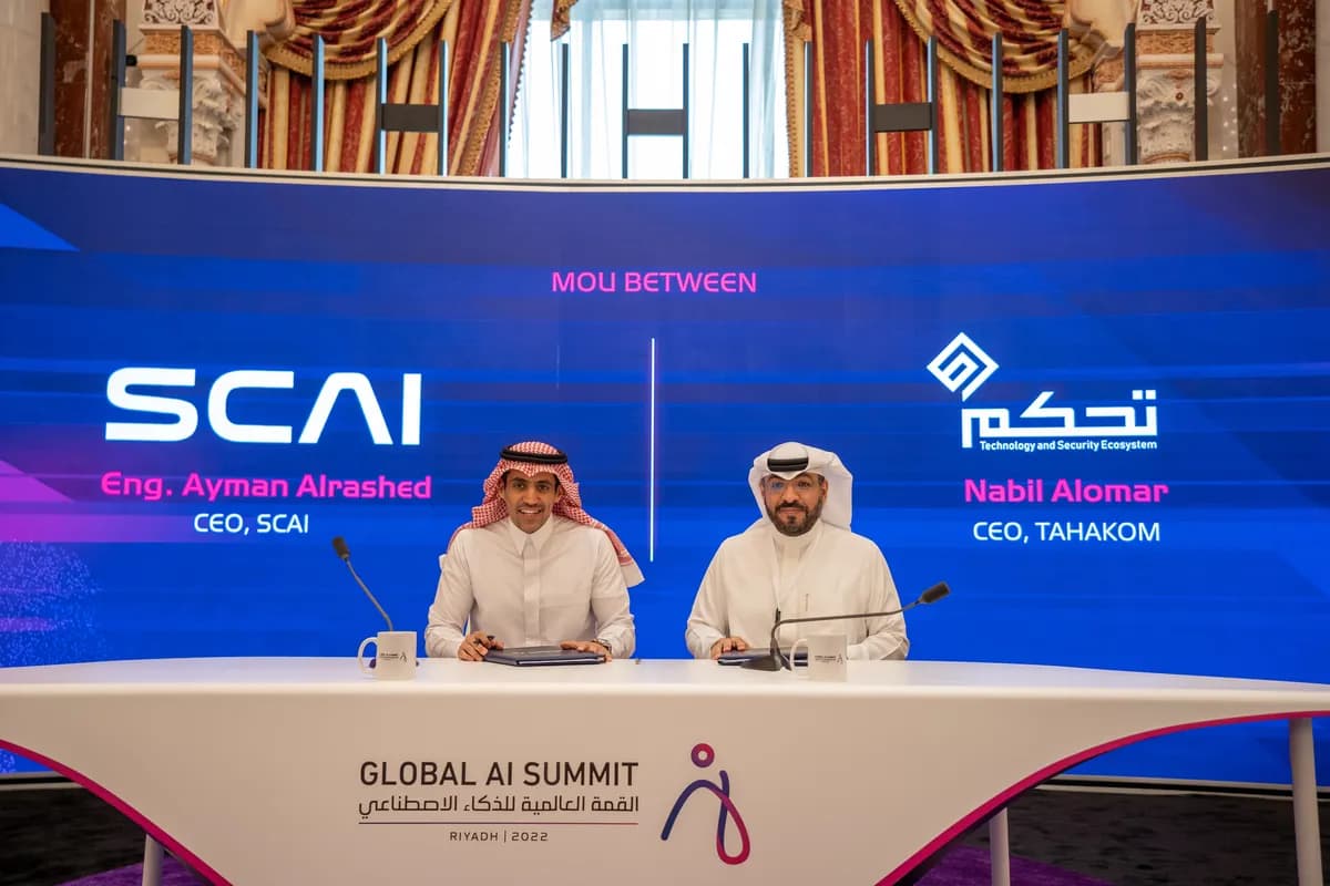Tahakom Partnership - Eng. Ayman AlRashed, CEO of SCAI & Nabeel Alomar, CEO of Tahakom_ssict_1200_800
