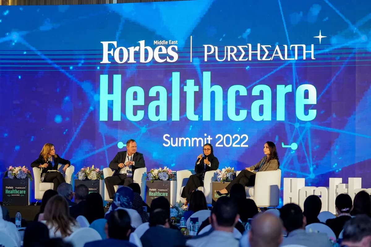 Shaista Asif, Group COO at Pure Health discussing technology-driven preventative and personalized healthcare._ssict_1200_800