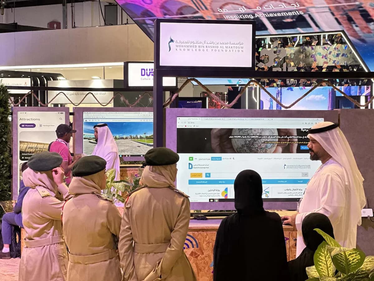 مؤسَّسة محمد بن راشد آل مكتوم للمعرفة تستعرض أبرز مشاريعها ومنصاتها الرقمية في معرض جيتكس 20231_ssict_1200_900