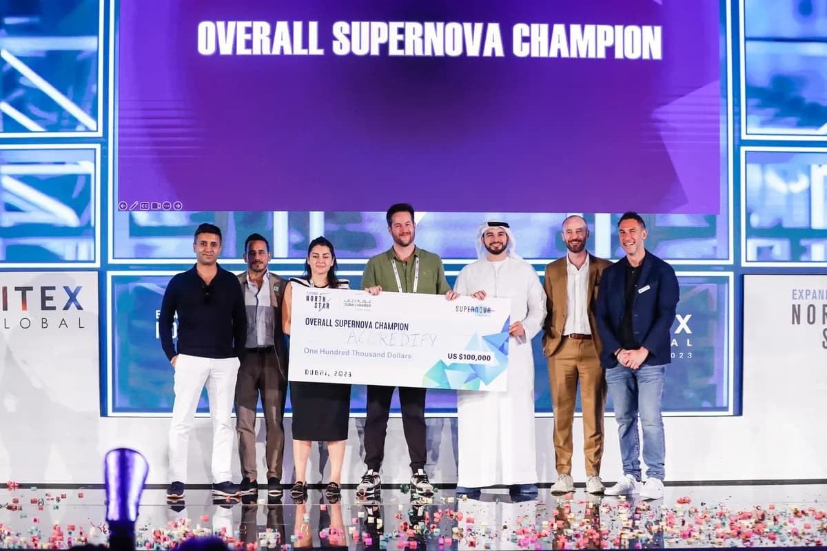 Acrredify wins top prize of $100,000 at the Supernova Challenge at Expand North Star _ssict_1200_800