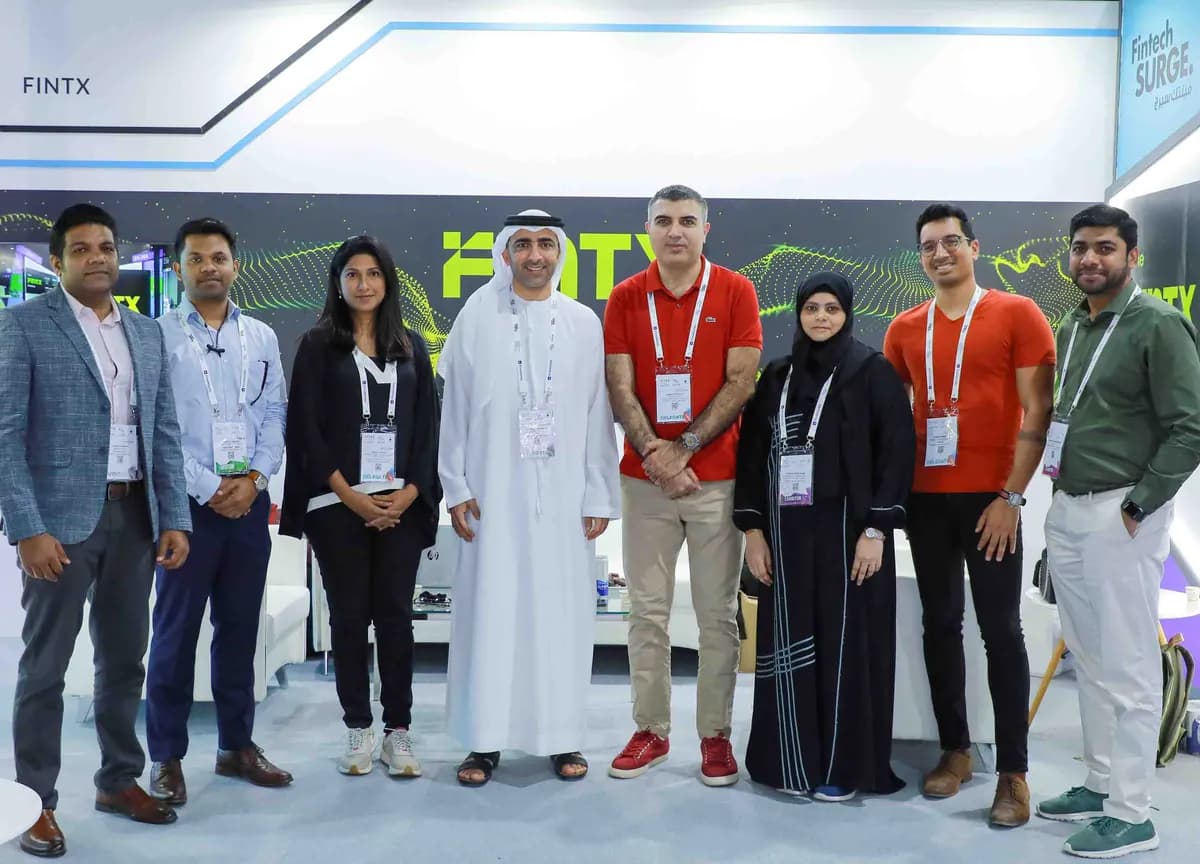 Instant Cash CEO, Sultan AlMahmoud with IC team at Fintech Surge_ssict_1200_864