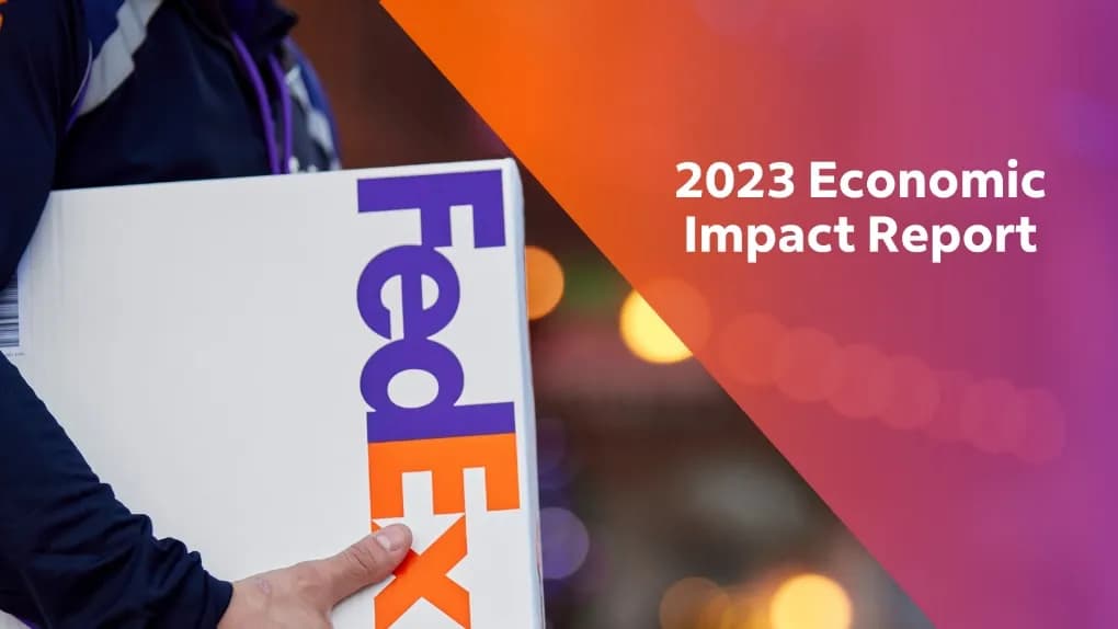 FedEx Delivered Over $80 Billion in Direct Impact to the Global Economy in FY 2023_ssict_1020_574