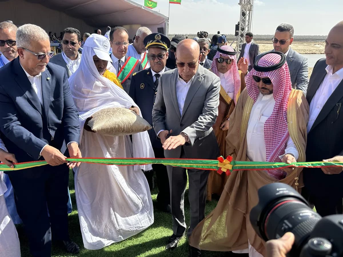 الصندوق السعودي للتنمية يشارك في افتتاح مشروع أركيز الزراعي في موريتانيا دعمًا للأمن المائي والغذائي_ssict_1200_900