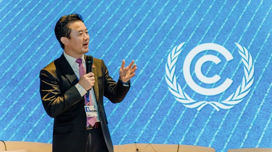 Charles Yang, Senior Vice President of Huawei, delivers keynote remarks at COP 28