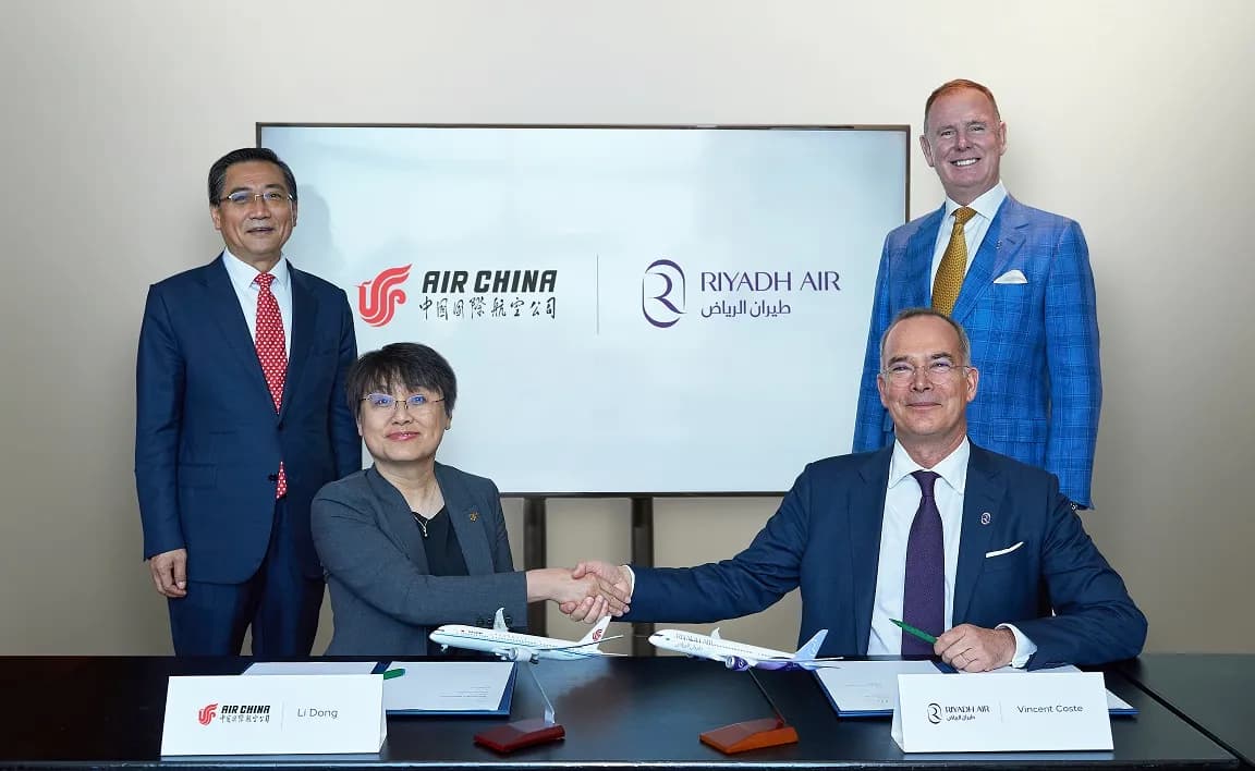 RIYADH AIR AND AIR CHINA TO STRENGTHEN RELATIONS FOLLOWING THE SIGNING OF MoU AT IATA AGM IN DUBAI image_ssict_1152_708