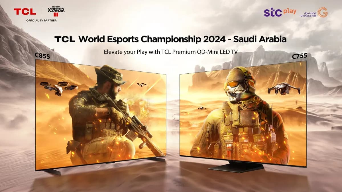 تي سي إل تكشف النقاب عن تلفزيون C855 الأحدث بتقنية QD-Mini LED في المملكة العربية السعودية، وتدعو المعجبين إلى بطولة ألعاب إلكترونية حصر 2