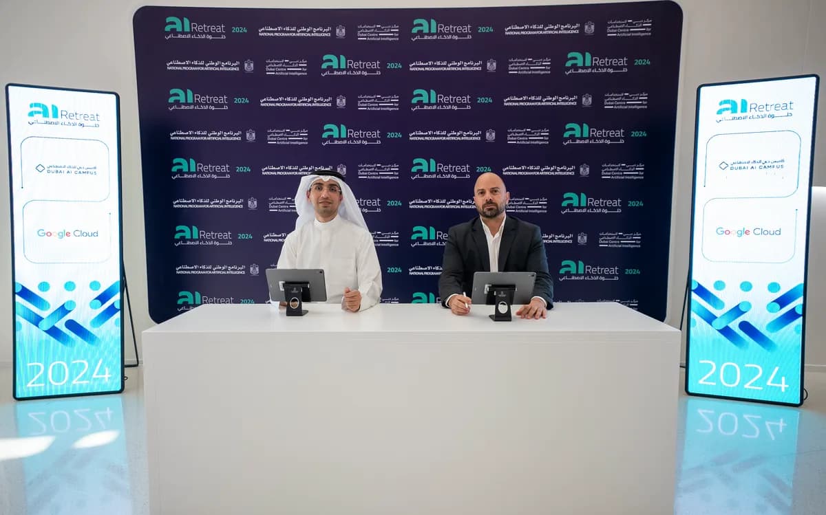 Left to Right - Mohammad Alblooshi, CEO of the DIFC Innovation Hub and Ziad Jammal, Country Manager for Google Cloud in the UAE_ssict_1200_749