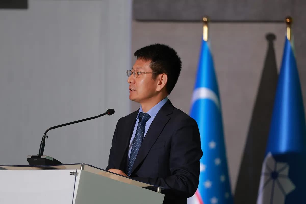 Shunli Wang, Vice President of Huawei Middle East and Central Asia addressing the gathering at the SFTF 2024 opening ceremony_ssict_1200_800