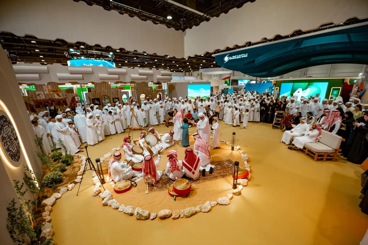 هيئة تطوير محمية الإمام تركي بن عبدالله الملكية تختتم مشاركتها في معرض أبوظبي الدولي للصيد والفروسية بفوزها بجائزة التميز في الحفا 2