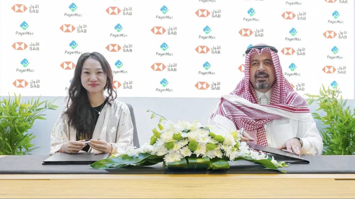 Essay Zhu, Partner, COO at Payermax and Yasser Al-barrak, Chief Corporate & Institutional Banking Officer at SAB_ssict_1200_675