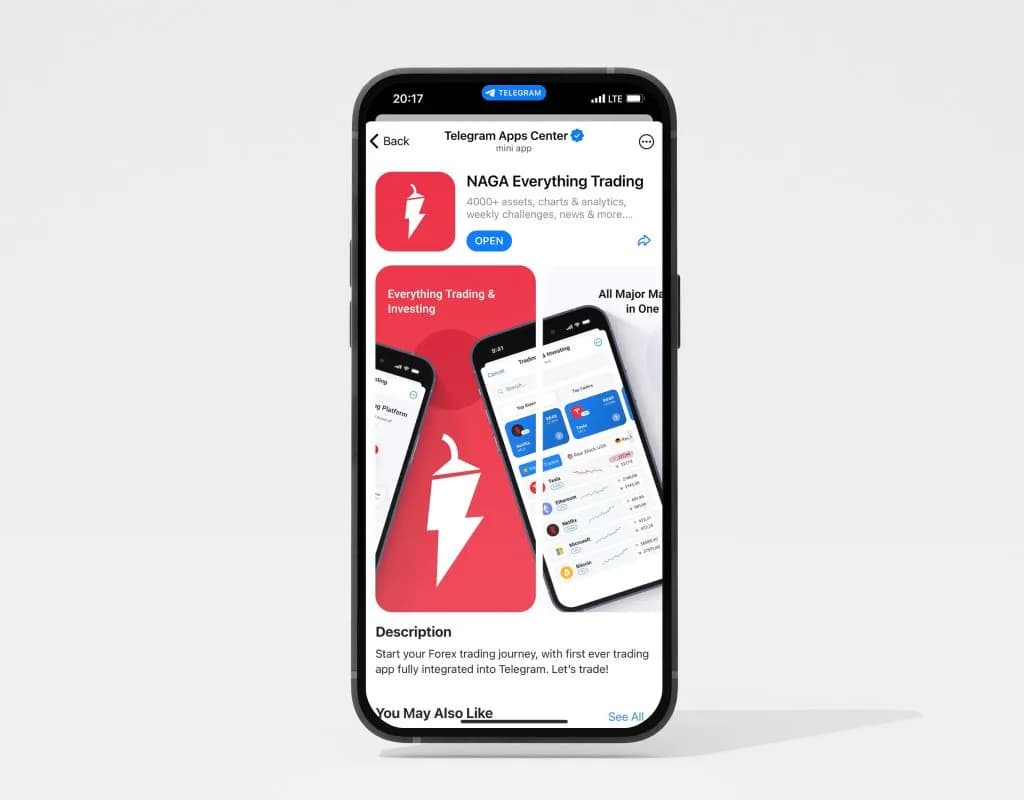 NAGA تفتح آفاقًا جديدة الكشف عن أول تطبيق تداول مدمج داخل تطبيق تيليجرام_ssict_1024_800