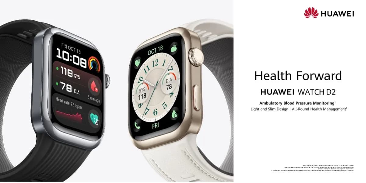 ساعة HUAWEI WATCH D2 تقدّم تقنية تتبع ضغط الدم على مدار اليوم للأجهزة القابلة للارتداء_ssict_1200_602