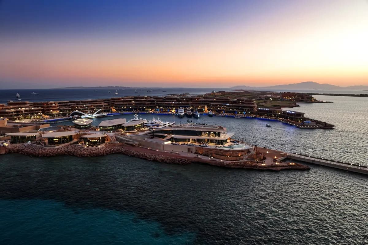 Image Sindalah Yacht Club on NEOM's Sindalah island at sunset.jpg_ssict_1200_799