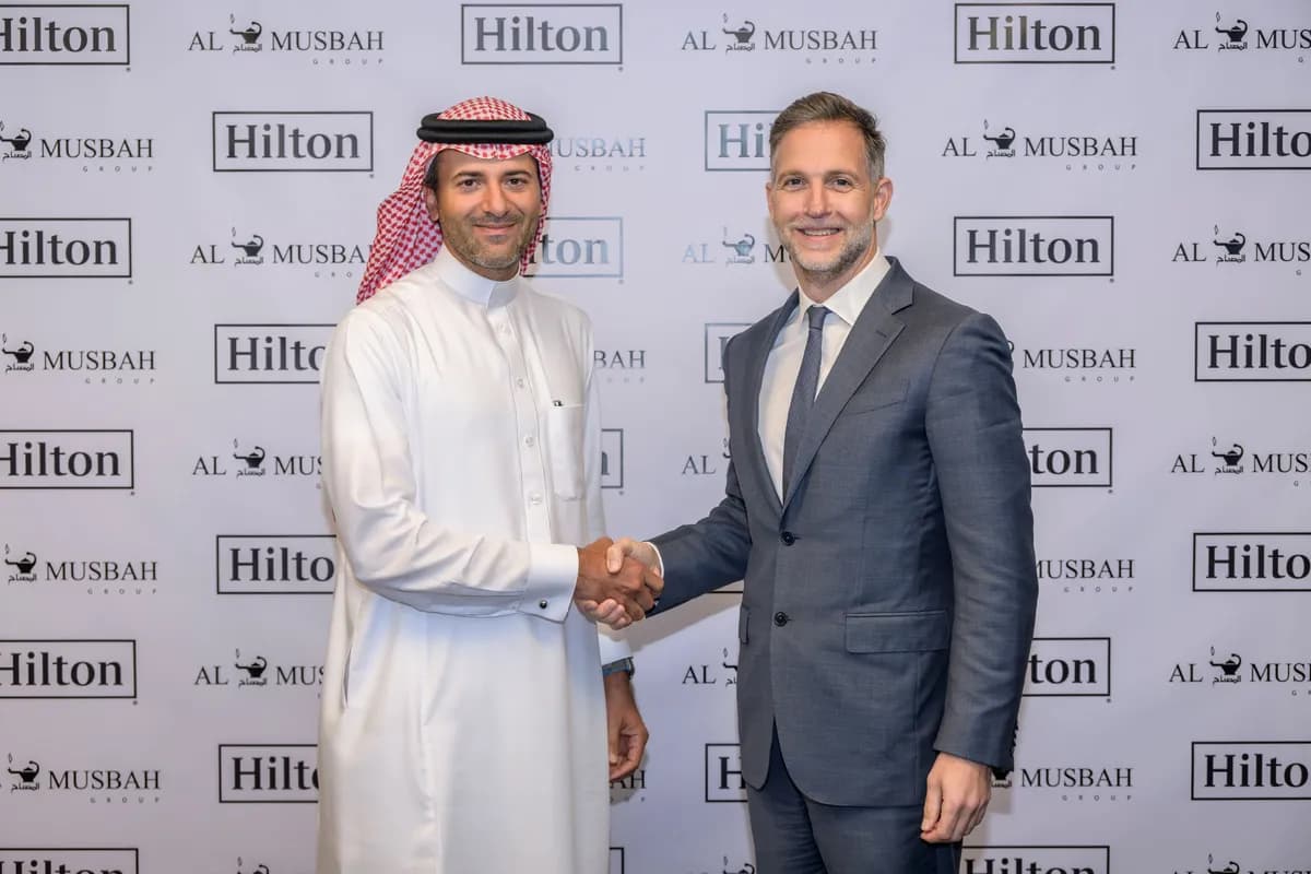 Mohammed Almusbahi, director, Al Musbah Group & Amir Lababedi. managing director development MEA, Hilton_ssict_1200_800