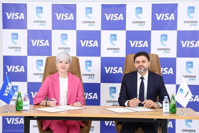 Right to Left- Akhtar Saeed Hashmi, M anaging Director & Group CEO of Comera Financial Holdings & Salima Gutieva, Visa’s VP and UAE Country Manager_ssict_768_513