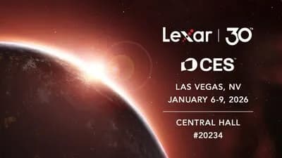 Lexar AI Storage Platform Debuts at CES 2026 | 30-Year Legacy _ssict_400_225