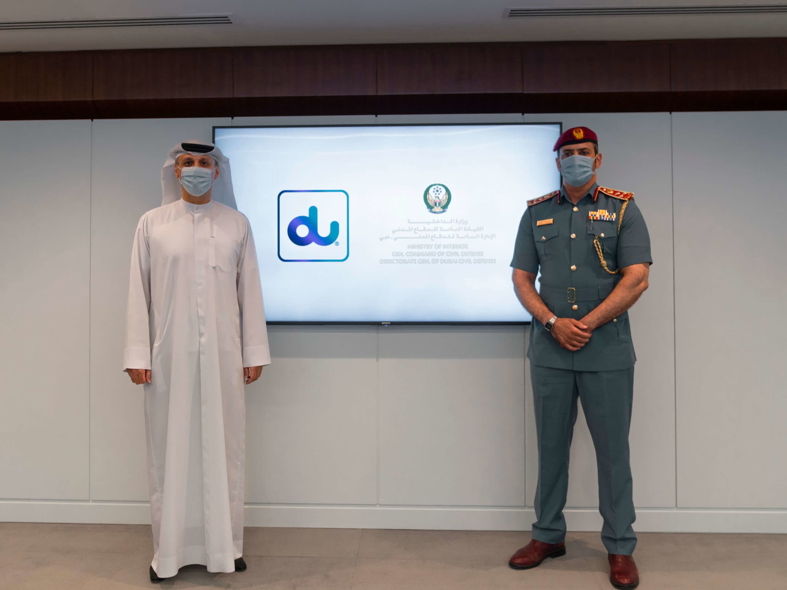du and Dubai Civil Defense Blockchain partnership