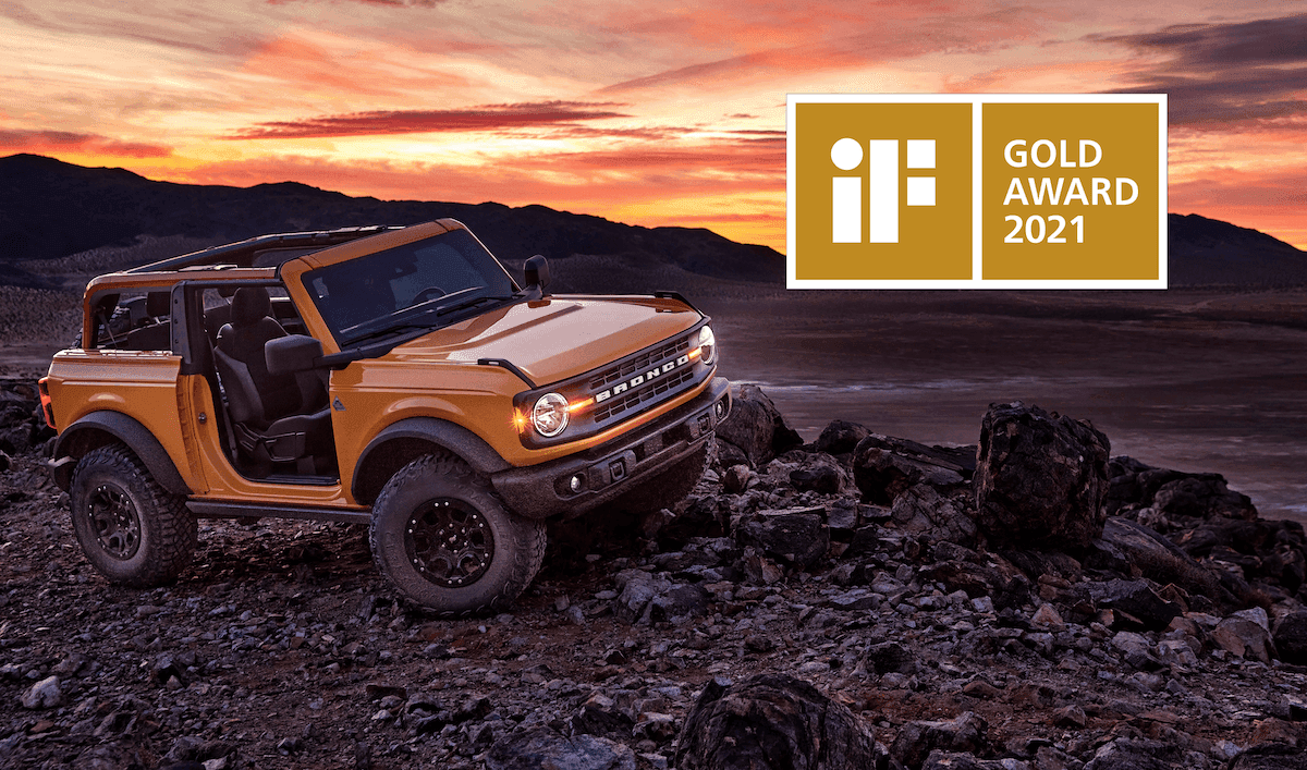 All-New Ford Bronco Earns Prestigious iF Design Gold Award 2021