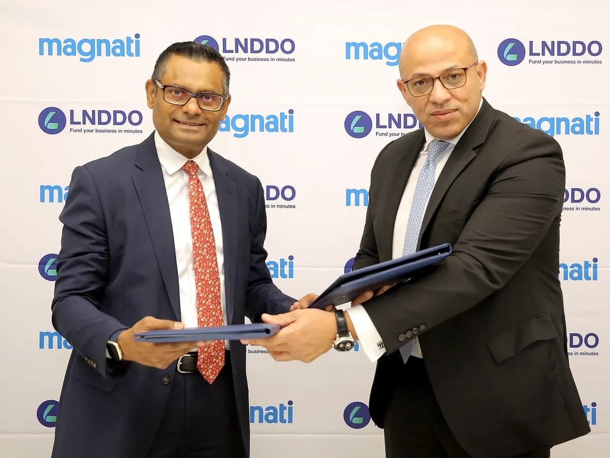 IMG1 (RtoL) Ashraf Ghazaly, CEO of LNDDO with Ramana Kumar, CEO of Magnati_ssict_1200_900