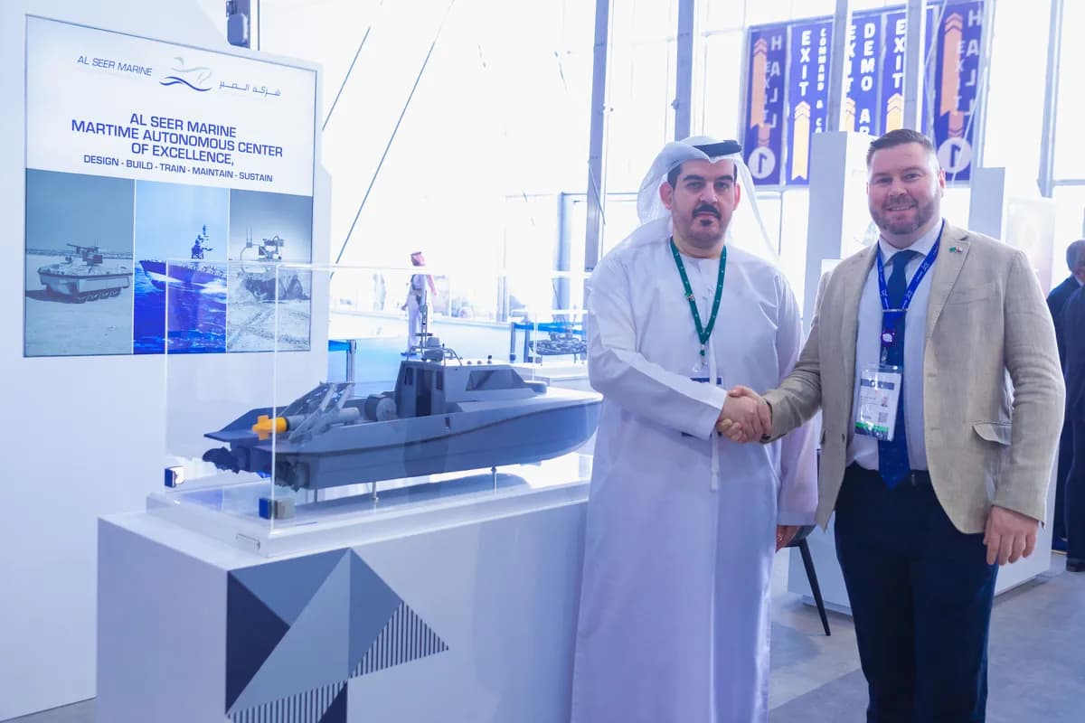 Saif Al Khatri, VP Business Units, YGS - Travis Knowles, Unmanned Systems Programs Manager, Al Seer Marine_ssict_1200_800