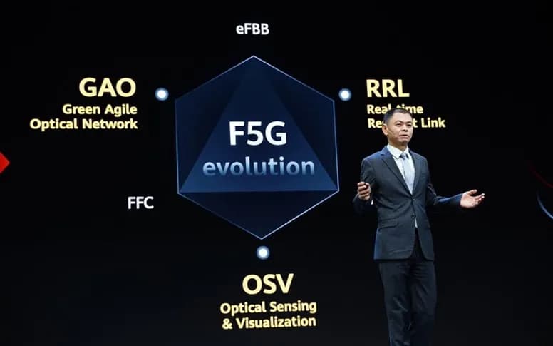 Kim Jin, Vice President of Huawei Optical Business Product Line, delivered a keynote speech_ssict_776_485