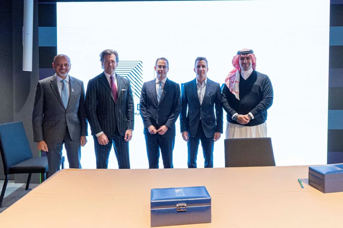 From the signing ceremony to open an Equinox Hotel in KAFD Gautam Sashittal, KAFD DMC CEO, Christopher Norton, CEO of Equinox Hotels and Deputy Mini_ssict_1200_800