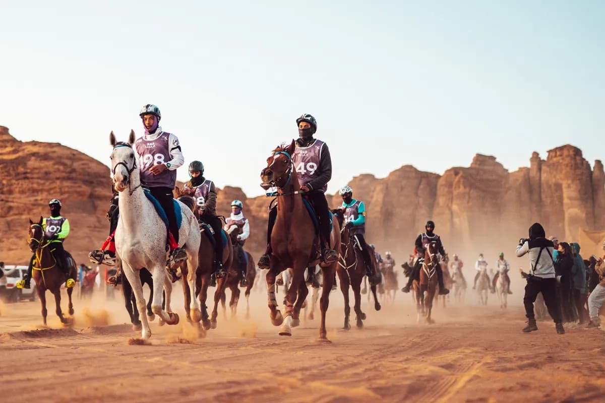The Custodian of the Two Holy Mosques Endurance Cup 2023 is a 120k race around the ancient desert city of AlUla_ssict_1200_800