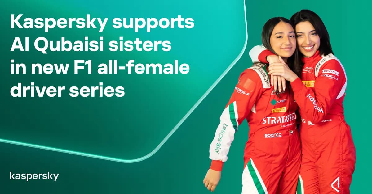 Kaspersky supports Al Qubaisi sisters in new F1 all-female driver series _ssict_1200_628