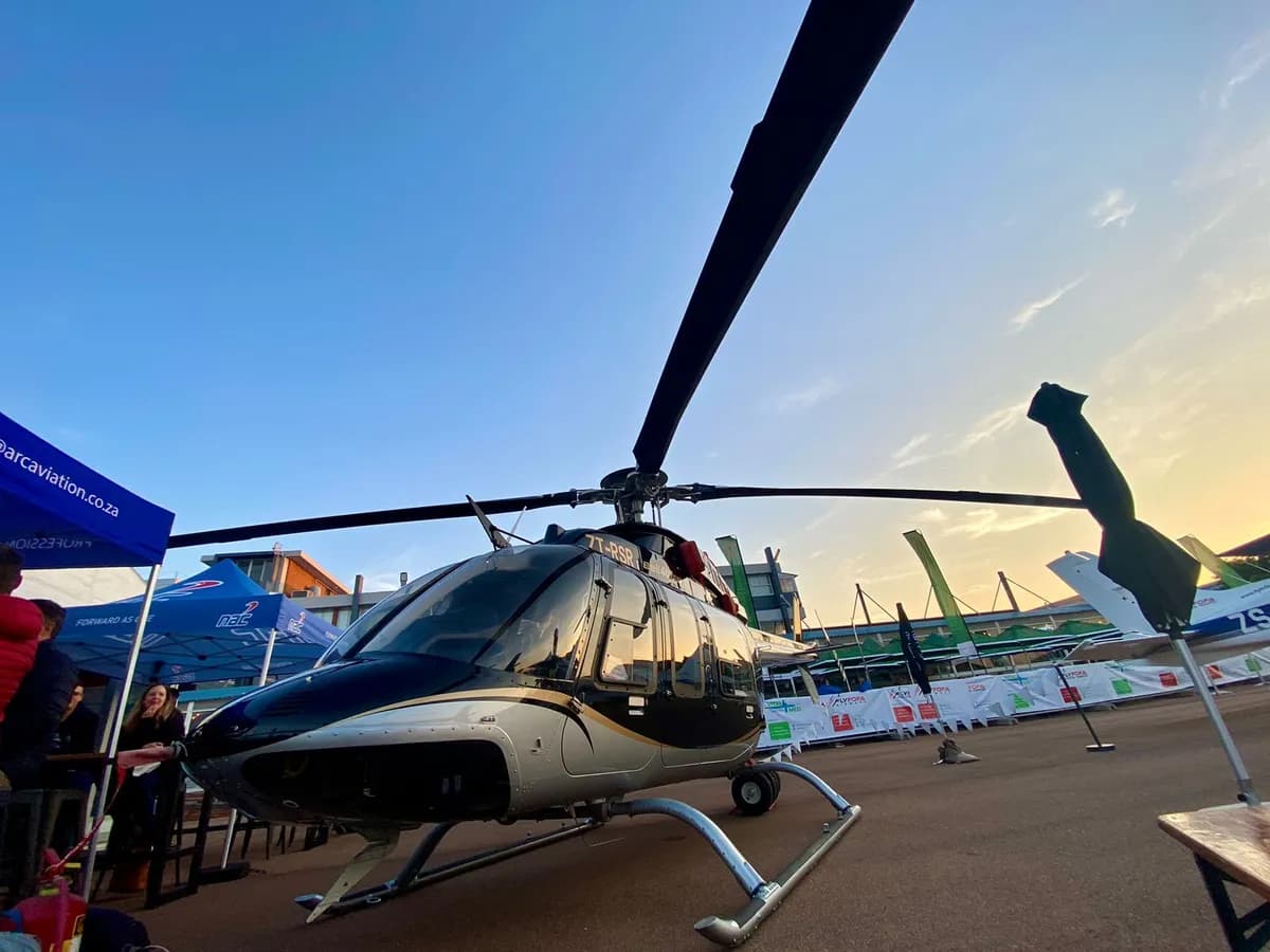 Image 1_Bell 407GXi at AERO South Africa_ssict_1200_900