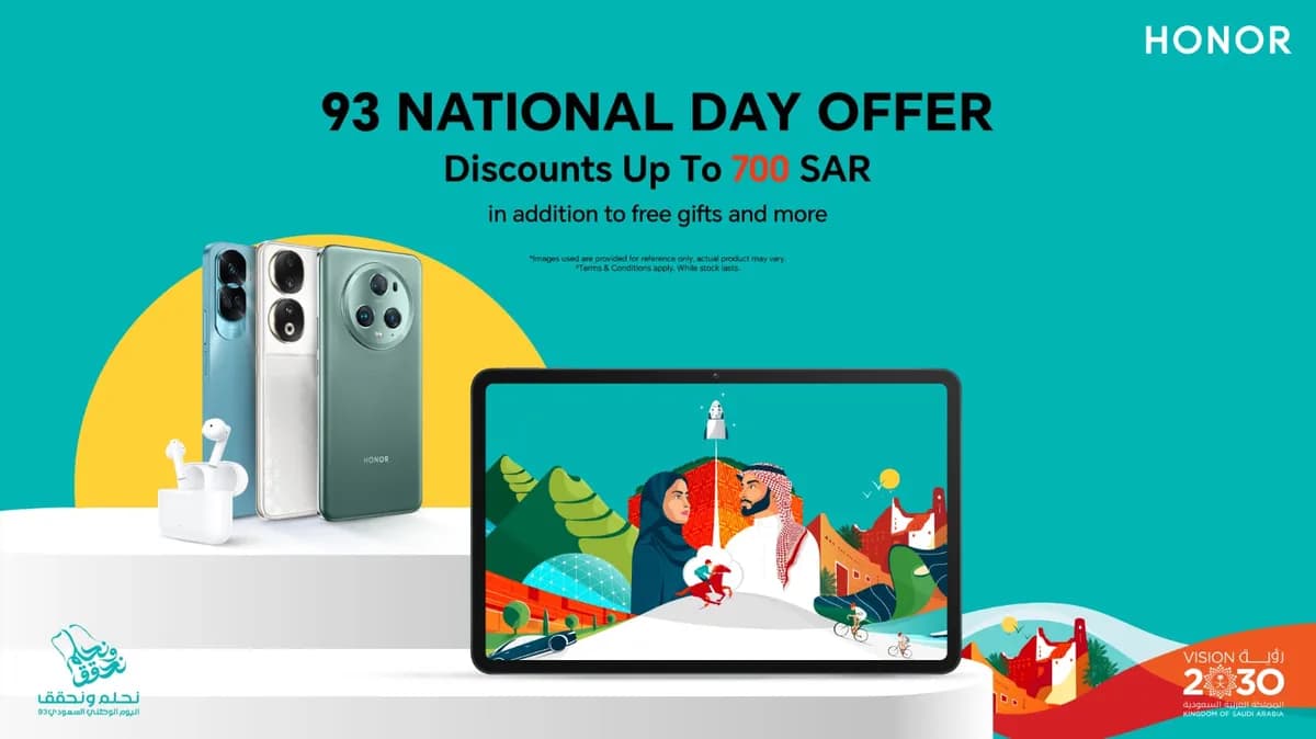 HONOR Celebrates the 93rd Saudi National Day with Exclusive Offers & Huge Discounts _ssict_1200_674
