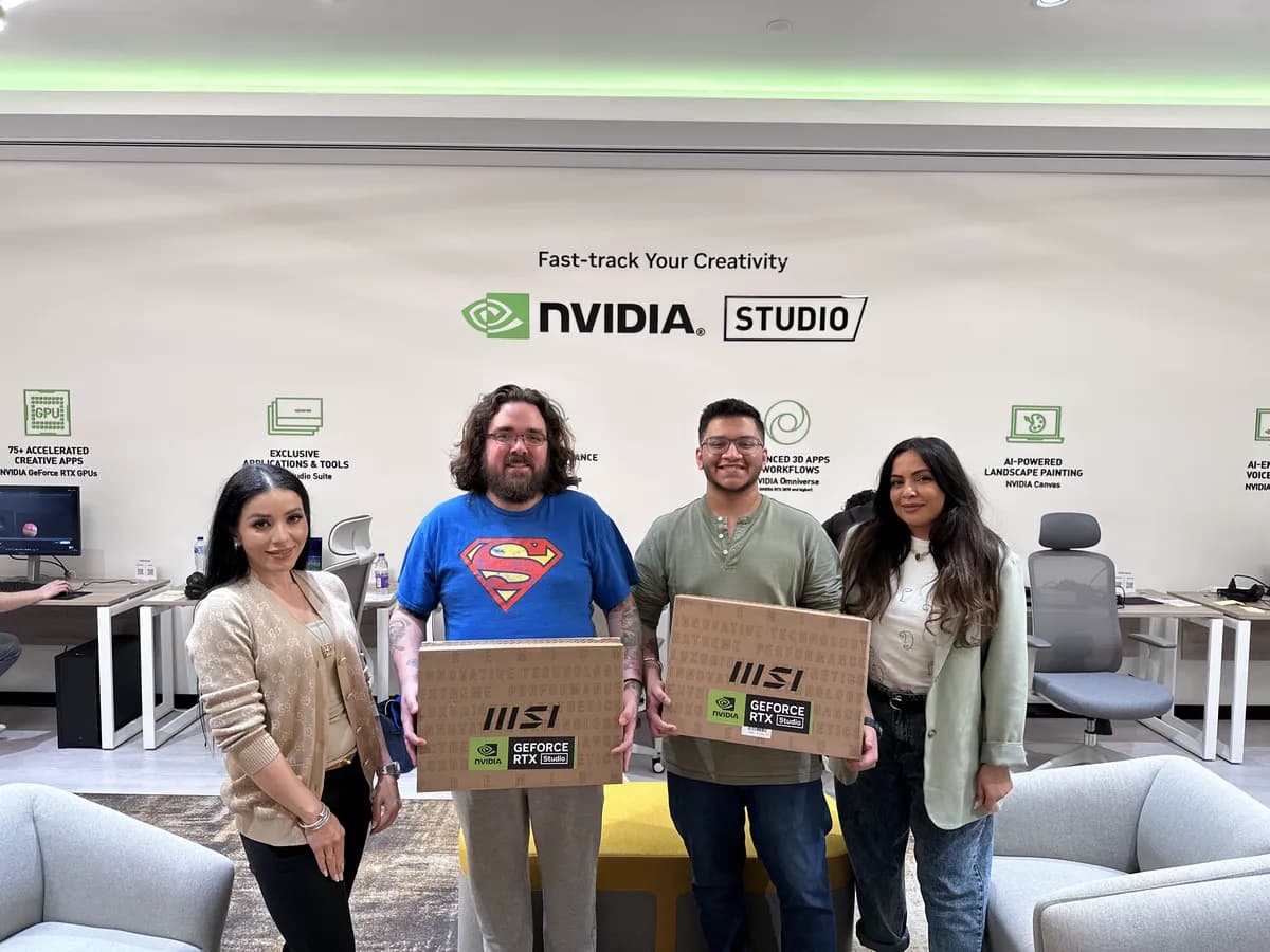Chantelle Tavid and Lily AlHumaidy, NVIDIA and Global Game Jam 2024 Winners_ssict_1200_900