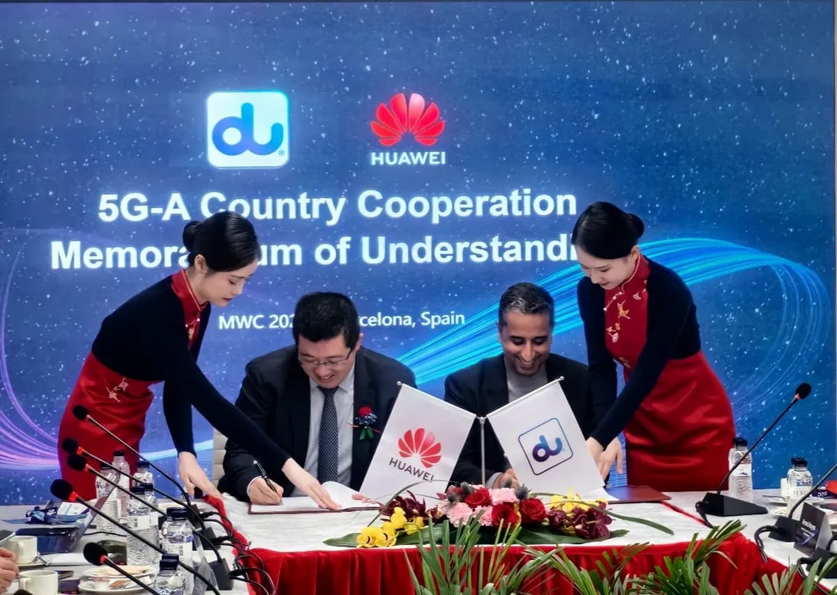 Huawei and du Sign Strategic Cooperation MOU, Building the 5G Advanced Country _ssict_1200_853
