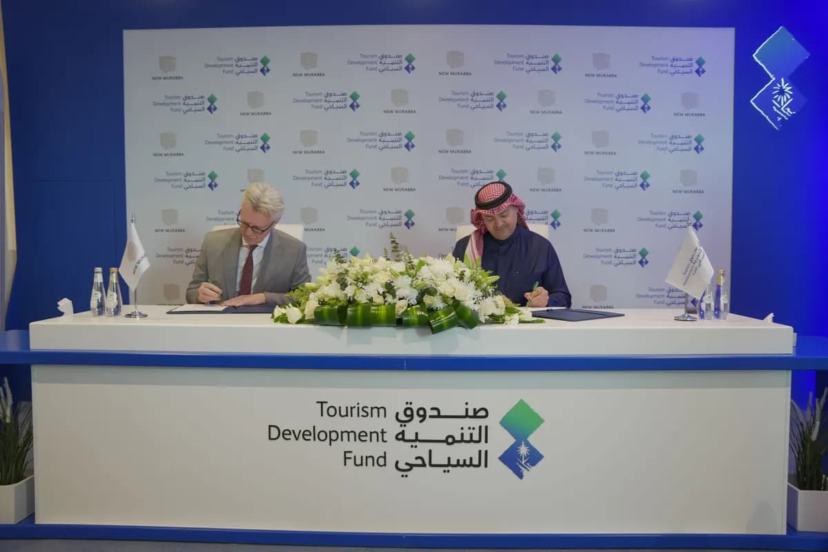 New chapter for Murabba Michael Dyke, CEO of New Murabba Development Company, and Qusai bin Abdullah Al-Fakhri, CEO of TDF, sign a Memorandum of Understanding_ssict_1200_800