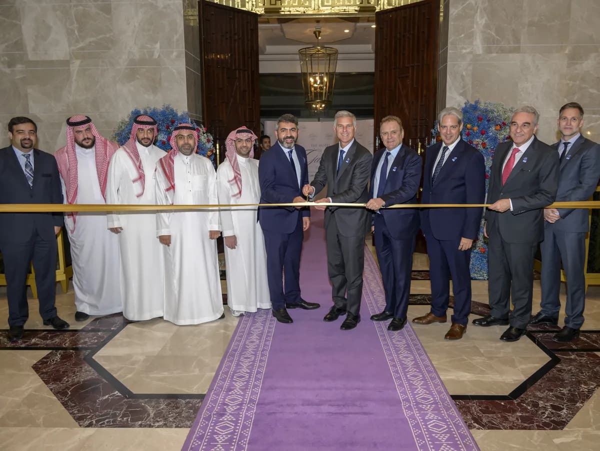 The Hotel Galleria Jeddah, Curio Collection by Hilton, Ribbon Cutting with Hilton President & CEO Chris Nassetta and SEDCO Holding representatives_ssict_1200_903